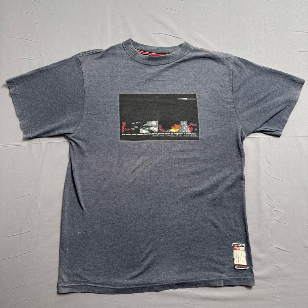 ECKO UNLTD. MARVELS Gray Graphic Limited Edition Men's T-Shirt L Crew Neck